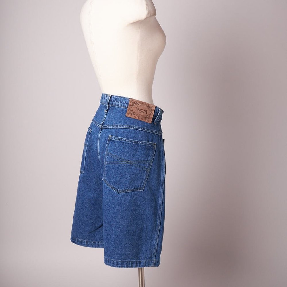 Vintage 1990s Yaga Skateboarding Denim Shorts